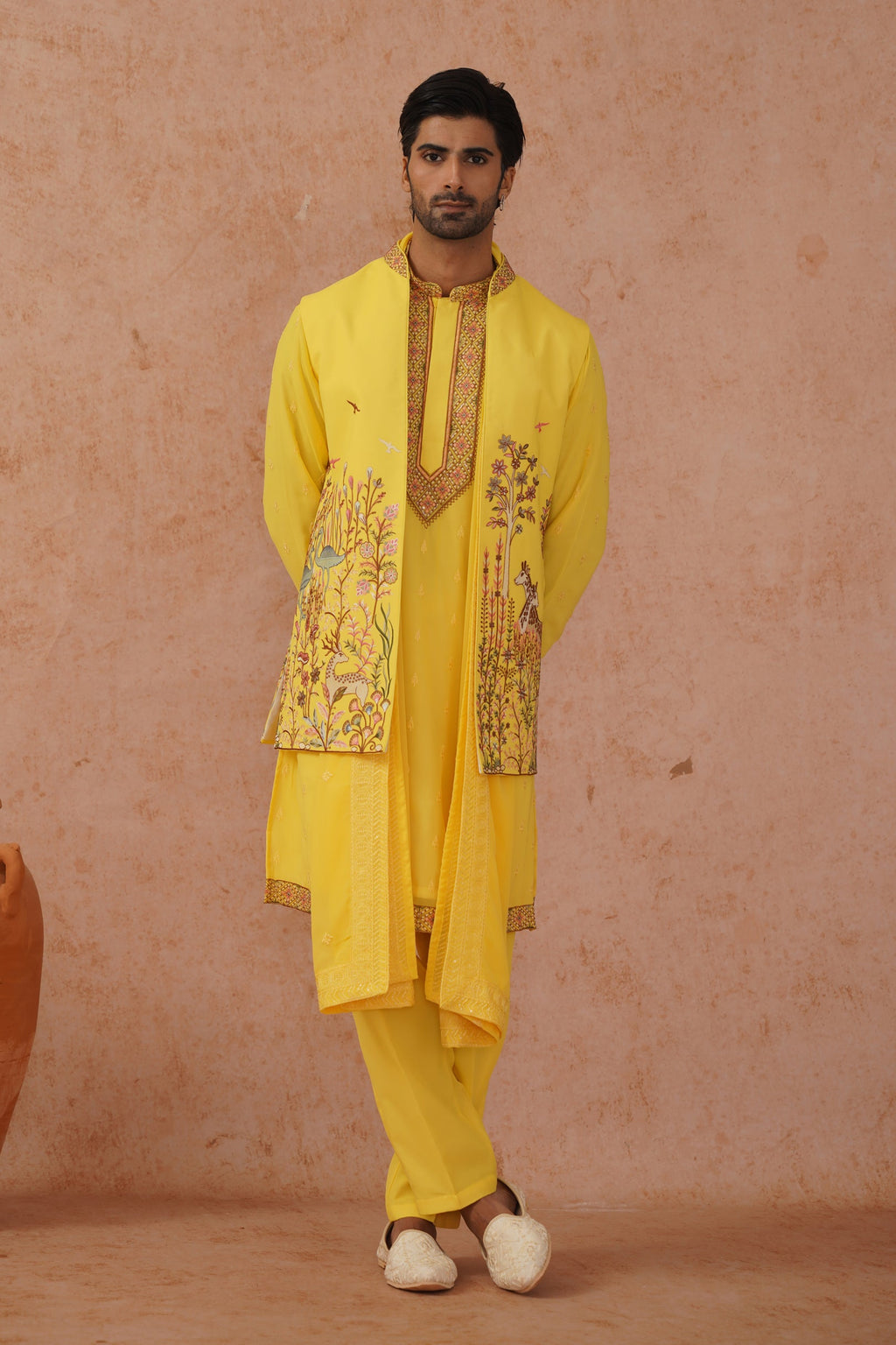 Arin Jacket Kurta Set with dupatta