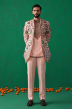 ANKIT CHOPRA IN FOUNTAIN PINK JODHPURI SET