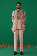 ANKIT CHOPRA IN FOUNTAIN PINK JODHPURI SET